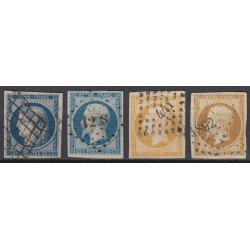 France 1849/1890 - Collection timbres Cérès Napoléon, COTE 950 € - TB D'ASPECT