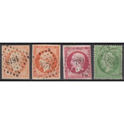 France 1849/1890 - Collection timbres Cérès Napoléon, COTE 950 € - TB D'ASPECT