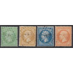 France 1849/1890 - Collection timbres Cérès Napoléon, COTE 950 € - TB D'ASPECT