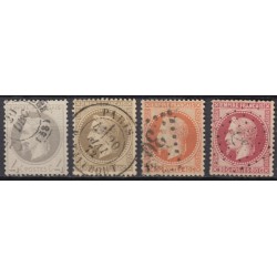 France 1849/1890 - Collection timbres Cérès Napoléon, COTE 950 € - TB D'ASPECT
