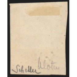 n°13Ag, 10c BISTRE-JAUNE, oblitéré PC 2894 SEZANNE, signé SCHELLER - TB