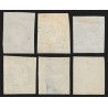 n°14A, 20c bleu, joli nuancier bleu-ciel, bleu-foncé, bleu-noir, laiteux - TTB