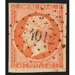 n°16, oblitéré PC 4012 SALONIQUE Bureau français en Turquie - TB