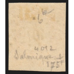 n°16, oblitéré PC 4012 SALONIQUE Bureau français en Turquie - TB