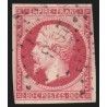 n°17B, Napoléon non-dentelé, 80c rose, oblitéré - TB