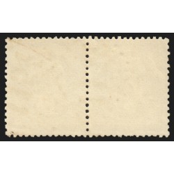n°21 paire, Napoléon 10c bistre, oblitéré GC 1154 COUCHES-LES-MINES - TB