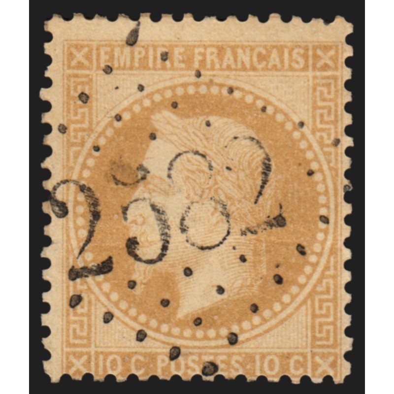 n°28A, 10c bistre, Type I, oblitéré GC 2582 MUR-DE-SOLOGNE - TB D'ASPECT