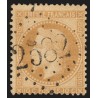 n°28A, 10c bistre, Type I, oblitéré GC 2582 MUR-DE-SOLOGNE - TB D'ASPECT