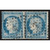 n°60C, Cérès 25c bleu, Type III, oblitéré ANCRE maritime - TB