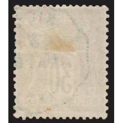 n°69, Sage 30c brun, Type I, oblitéré càd ondulé Nice EN BLEU - TB