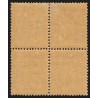 n°88, bloc de quatre, Sage 4c lilas-brun, neuf * dont 2 timbres ** - TB