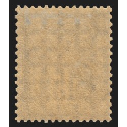 n°101, Sage 15c bleu, papier quadrillé, neuf * légère trace de charnière - TB