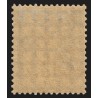 n°101, Sage 15c bleu, papier quadrillé, neuf * légère trace de charnière - TB