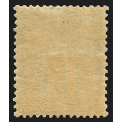 n°106, Sage 5c vert-jaune, Type II, neuf * légère trace de charnière - TTB