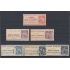 Timbres-Téléphone 1885/1900, type Chaplain, lot de 9 valeurs, oblitérés - TB