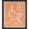 n°117, Mouchon, 15c orange, neuf ** sans charnière - TTB