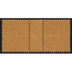 n°130c, paire millésime 6 sur papier GC, neuf ** sans charnière - TB