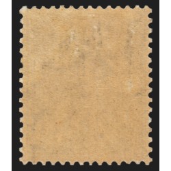 n°132, Semeuse lignée 25c bleu, neuf * légère trace de charnière - TB