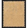 n°132, Semeuse lignée 25c bleu, neuf * légère trace de charnière - TB