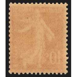 n°135b, Semeuse inscriptions maigres, 10c rouge, Type IIA, neuf ** - TB