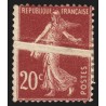 n°139, variété "pli accordéon", Semeuse 20c brun-rouge, neufs * - TB D'ASPECT