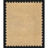 n°140v, variété "anneau-lune", Semeuse 25c bleu-foncé, neuf * - TB
