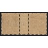 n°142, paire millésime 3, Semeuse 35c violet, neuf * timbres ** - TB