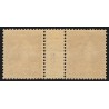 n°142, paire millésime 5, Semeuse 35c violet, neuf * timbres ** - TB