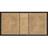 n°142, paire millésime 4, Semeuse 35c violet, neuf * timbres ** - TB
