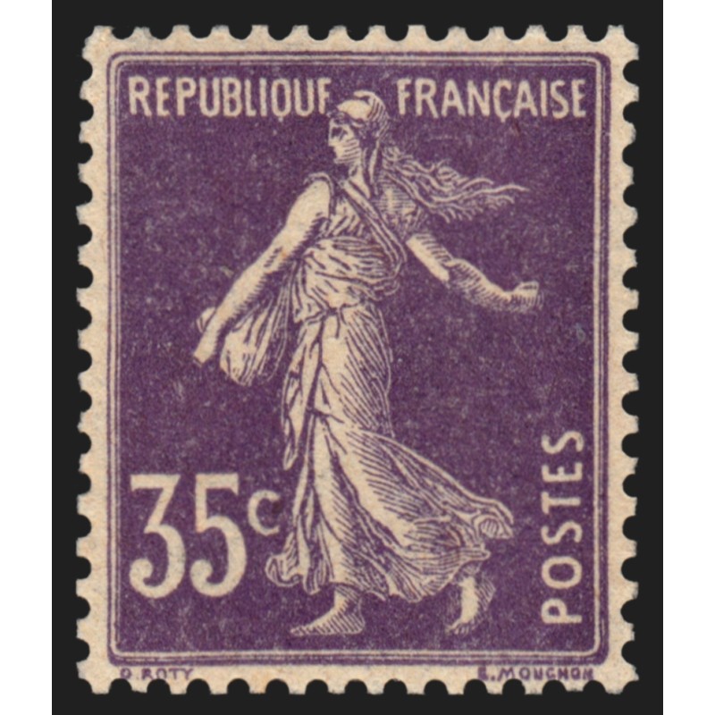 n°142, Semeuse 35c violet, neuf ** sans charnière - SUPERBE