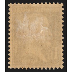 n°177, variété "anneau-lune", Pasteur  1fr bleu, neuf * avec charnière SUPERBE
