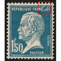 n°181, variété "anneau-lune", Pasteur 1fr50 bleu, neuf * légère trace de ch.