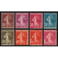n°189/196, Semeuse 1924, série complète, neufs ** sans charnière - TB