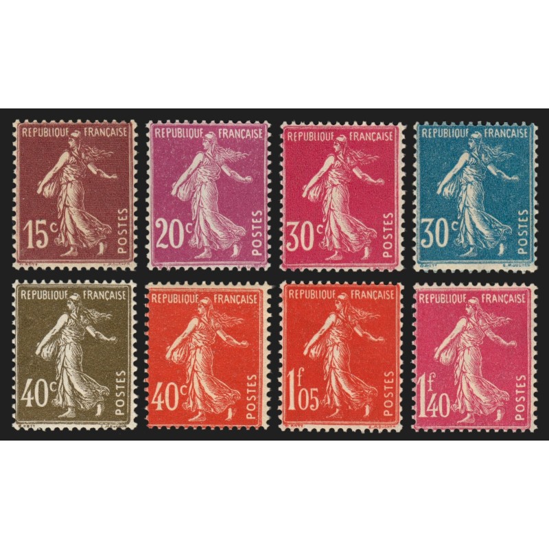 n°189/196, Semeuse 1924, série complète, neufs ** sans charnière - TB