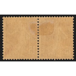 n°189d, variété "anneau-lune" tenant à normal, neuf * avec charnière - SUPERBE