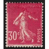 n°191, variété "surencrage", Semeuse 30c rose, neuf * avec charnière - SUPERBE