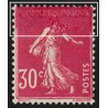 n°191, variété "surencrage", Semeuse 30c rose, neuf * avec charnière - SUPERBE