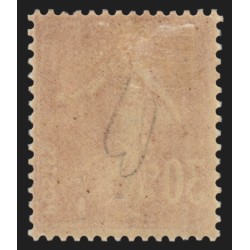 n°191, variété "surencrage", Semeuse 30c rose, neuf * avec charnière - SUPERBE