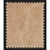 n°191, variété "surencrage", Semeuse 30c rose, neuf * avec charnière - SUPERBE