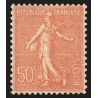 n°199f, variété Type III, Semeuse 50c rouge, neuf ** sans charnière - SUPERBE