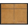 n°205, variété "piquage décalé" paire, Semeuse lignée 1fr bleu, neuf */** - TB