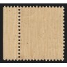 n°223, variété "surcharge à cheval" Semeuse 50c sur 65c violet, neuf ** SUPERBE
