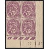 n°233, coin daté 1931, type Blanc 10c violet, neuf ** sans charnière - TB