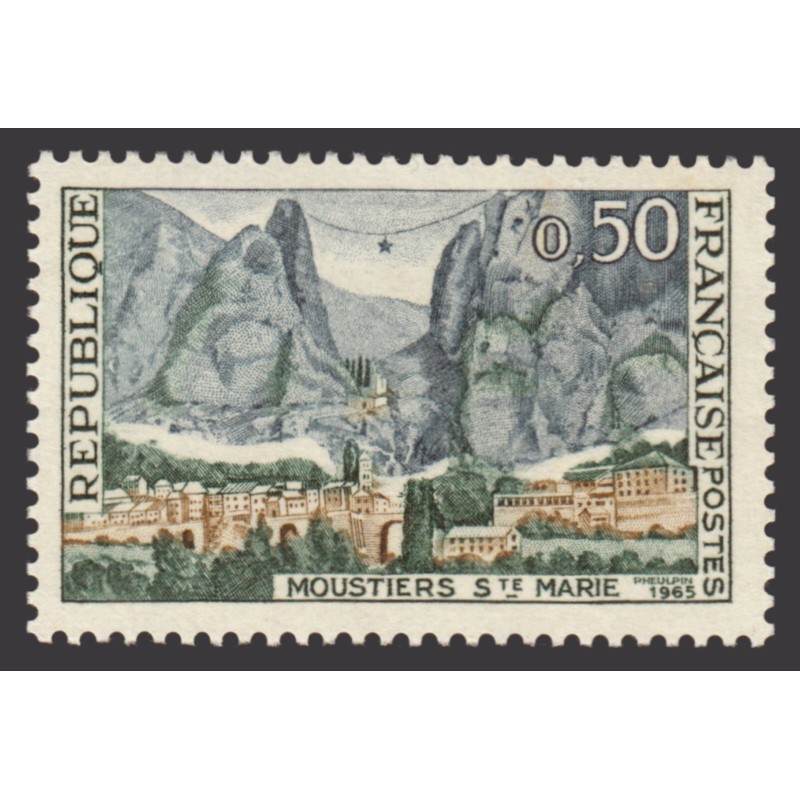 n°1436c, variété "Vallée blanche", neuf ** sans charnière - SUPERBE