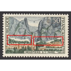 n°1436c, variété "Vallée blanche", neuf ** sans charnière - SUPERBE