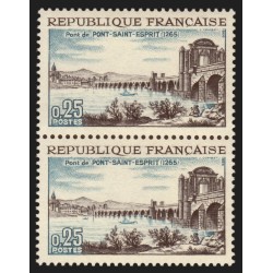 n°1481b, variété "Sans la barque de gauche" tenant à normal, neuf ** - SUPERBE