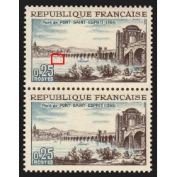 n°1481b, variété "Sans la barque de gauche" tenant à normal, neuf ** - SUPERBE