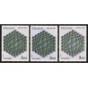 n°1924, deux variétés "Fond très pâle" + "Hexagone dépouillé", neufs ** SUPERBE