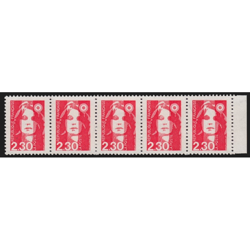 n°2614, variétés "oeil blanc" tenant à normal, neufs ** sans charnière SUPERBE
