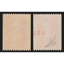 n°2819d + 2819g, Marianne du Bicentenaire, TVP rouge, neufs ** - SUPERBE